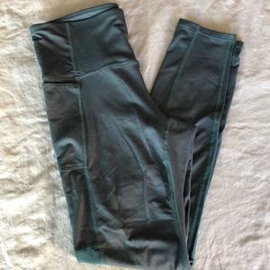 Joy Lab seamed mesh insert leggings